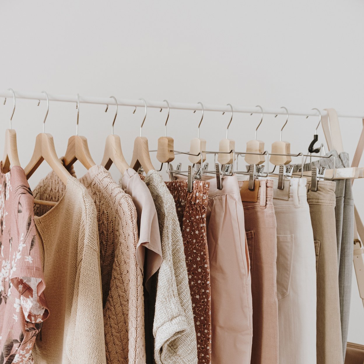 Clothes on a Rack  